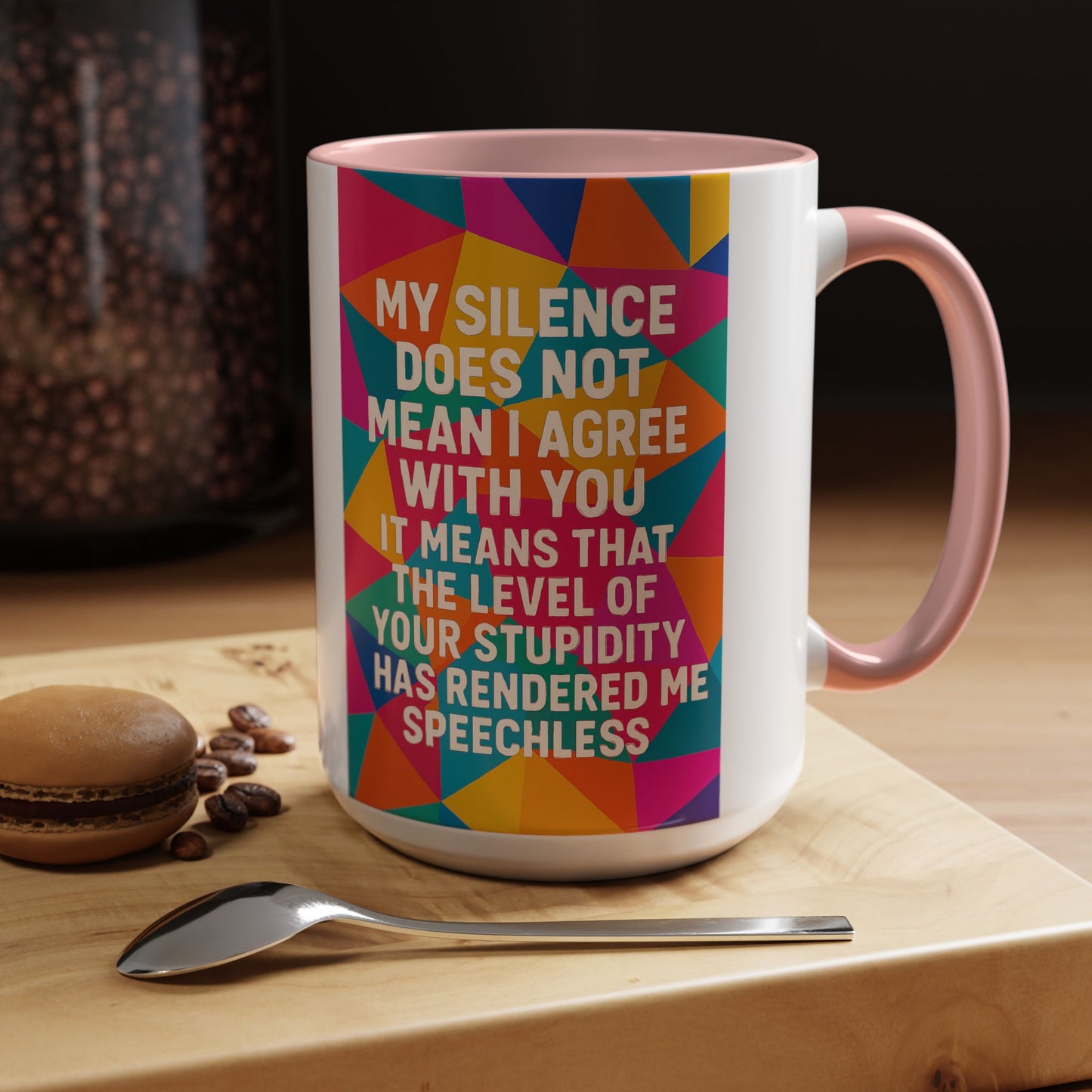 Speechless 2-Tone Coffee Mug