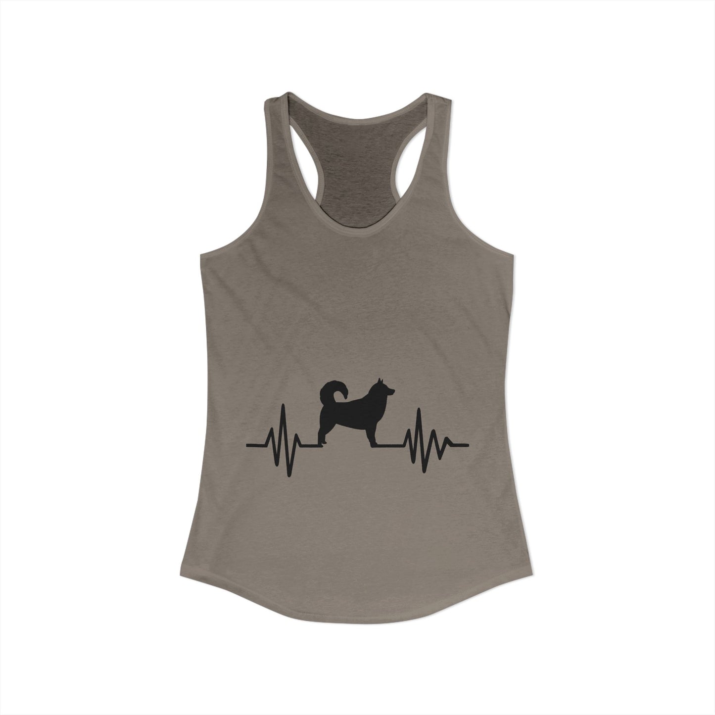 My Heart Beats For Malamutes Women's Racerback Tank