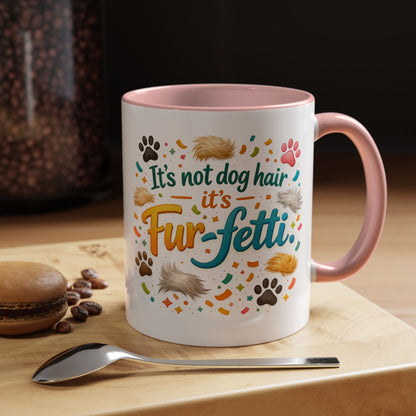 Fur-Fetti Dog 2-Tone Coffee Mug