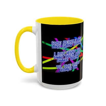 Glow Sticks 2-Tone Coffee Mug
