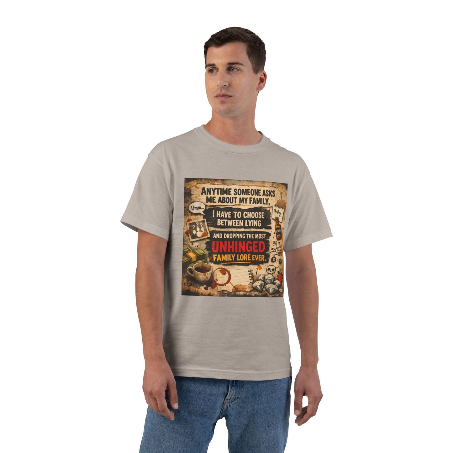 Unhinged Family Men's Short-Sleeve Crewneck Tee