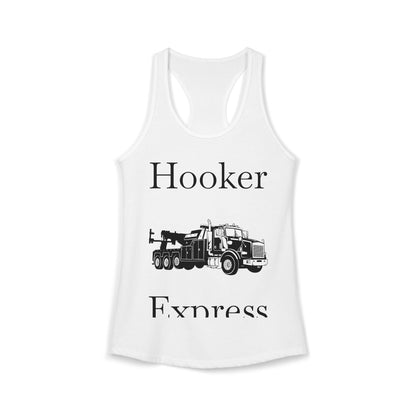 H**ker Express Heavy Tow Truck Women's Racerback Tank