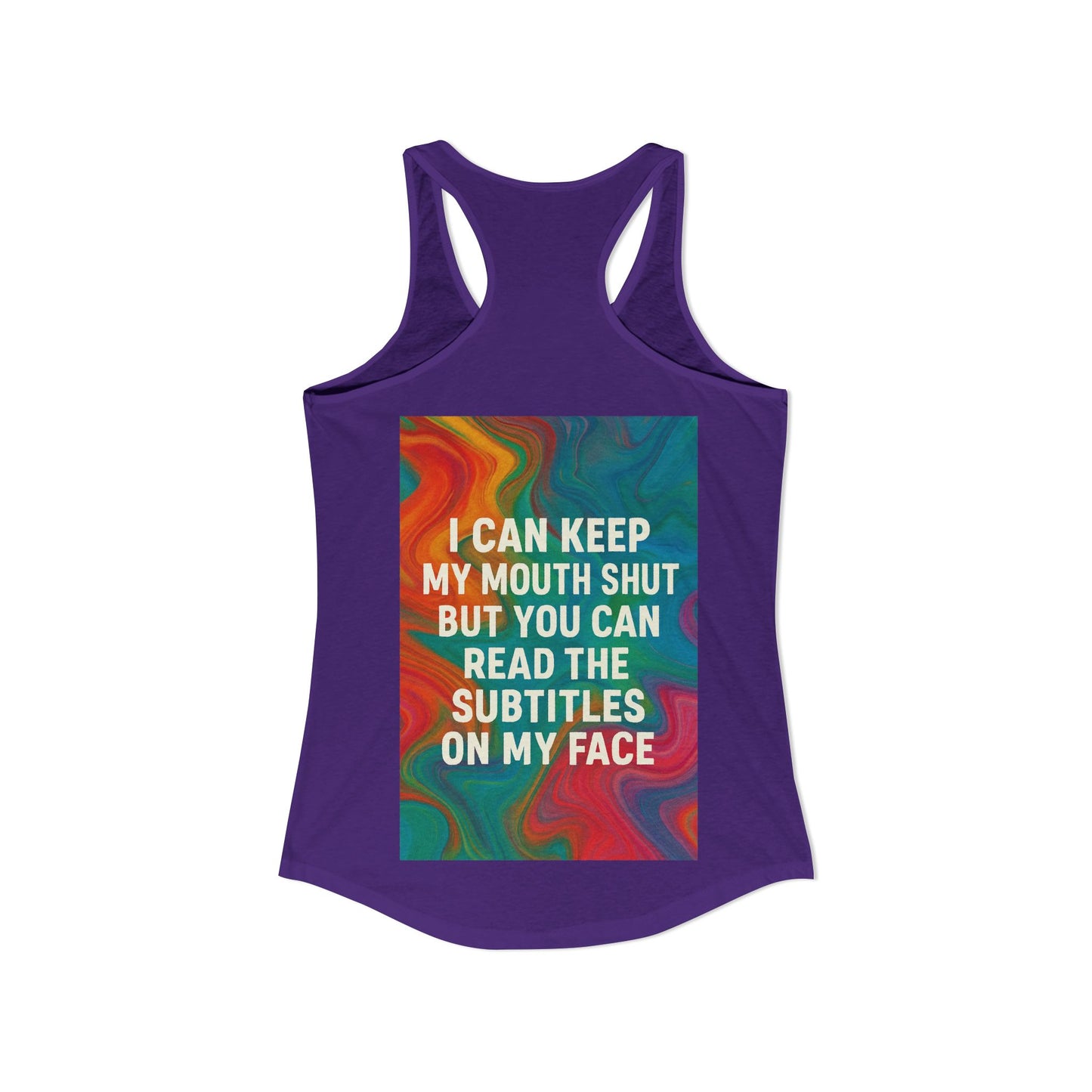 Subtitles Women's Racerback Tank