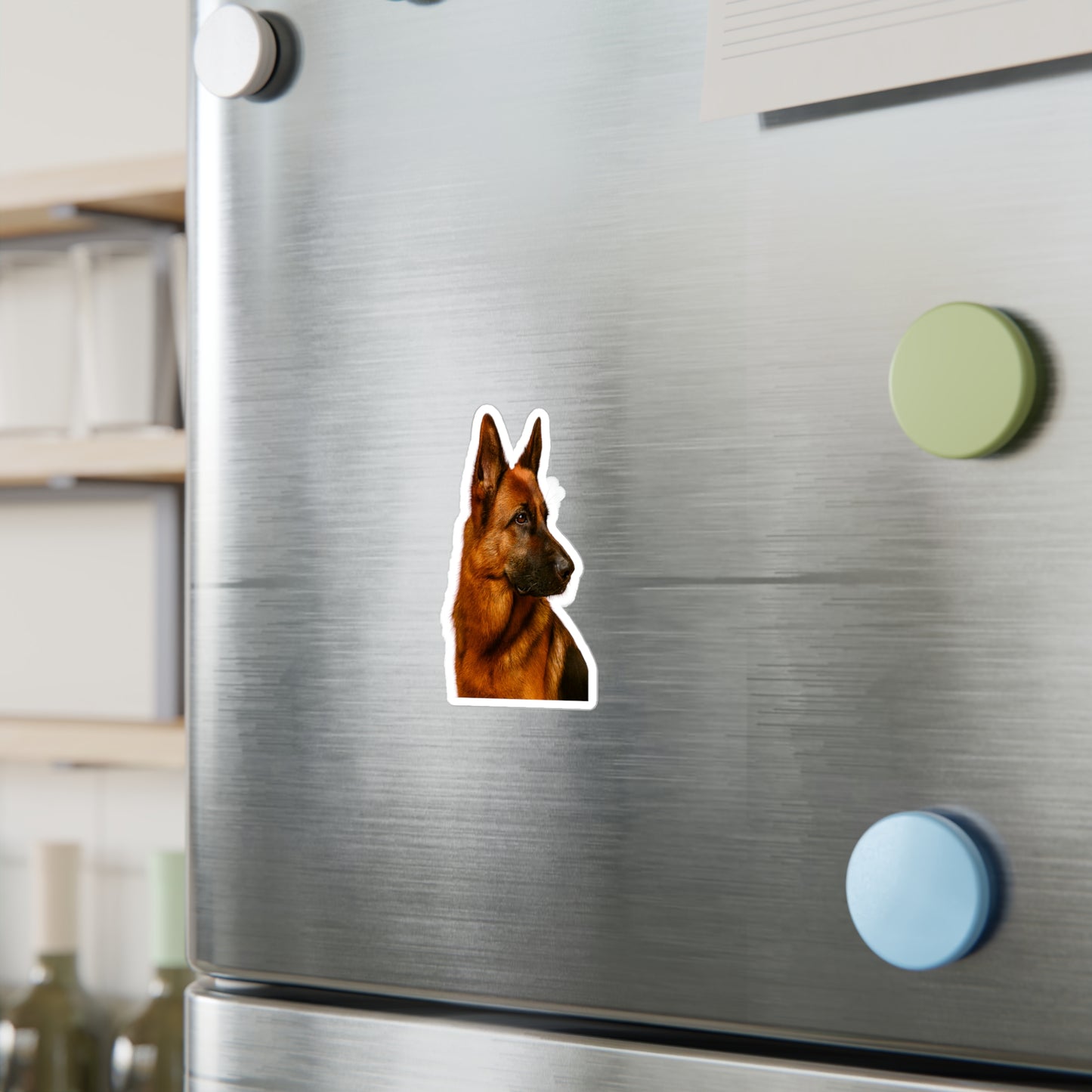 German Shepherd Head Vinyl Decal