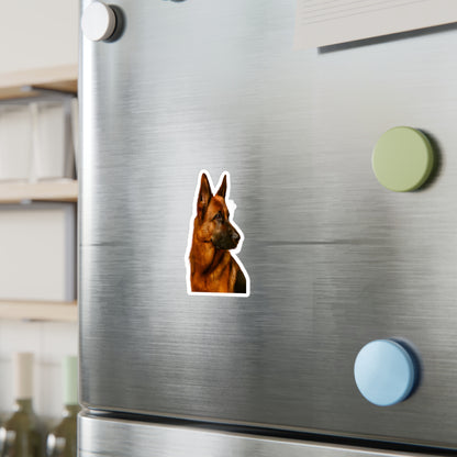 German Shepherd Head Vinyl Decal