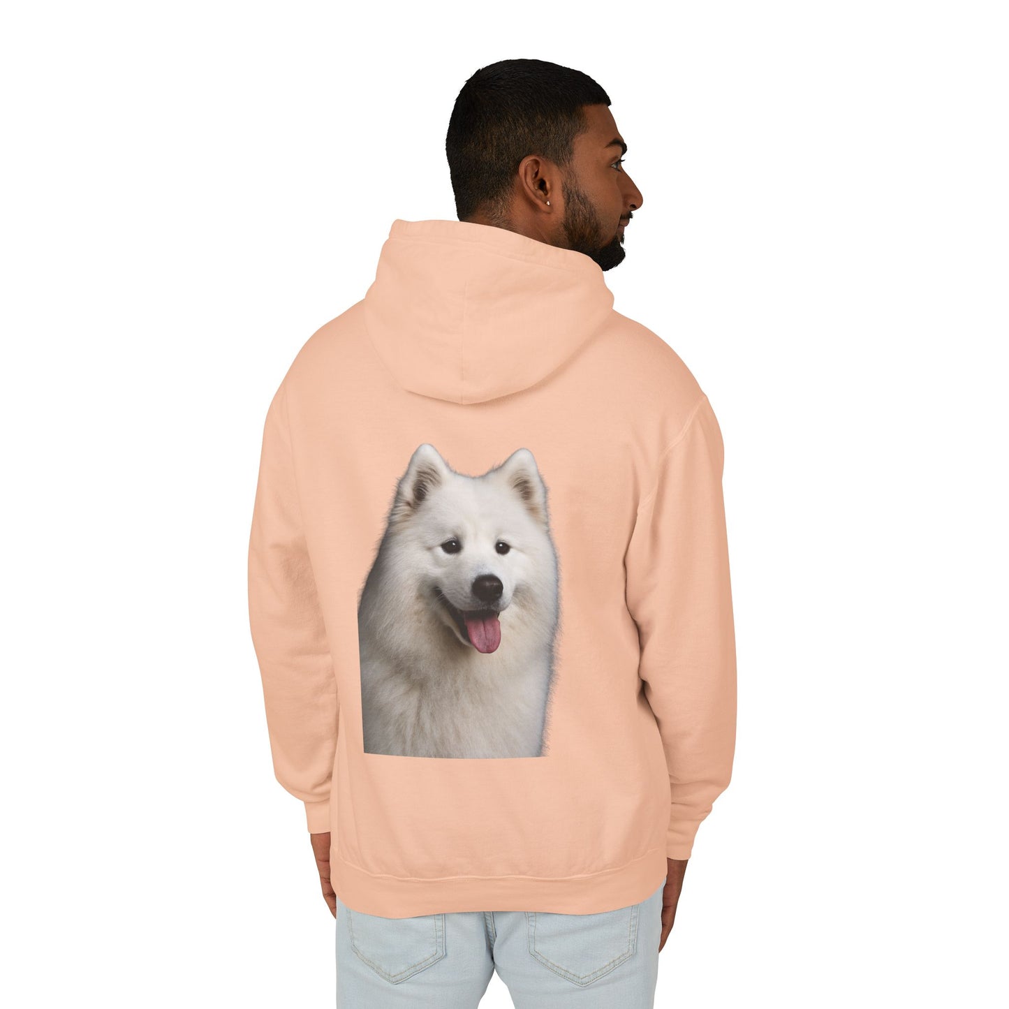 Samoyed Head Unisex Lightweight Hoodie