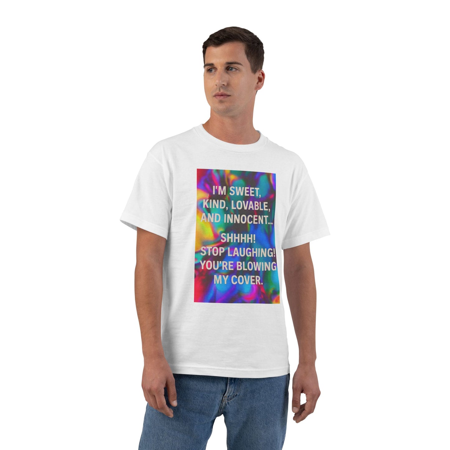 Blowing My Cover Men's Short-Sleeve Crewneck Tee