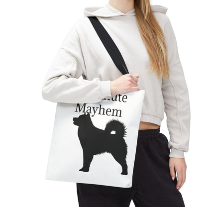 Malamute Mayhem Tote Bag