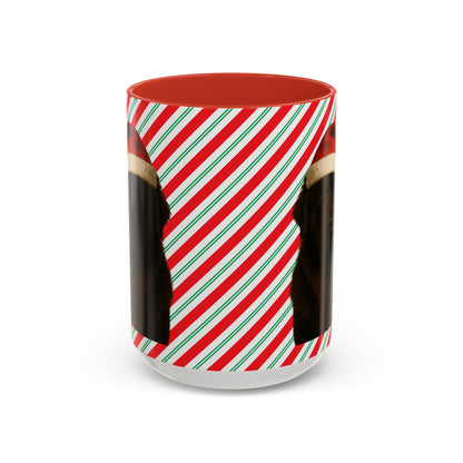 Santa Paws Newfie 2-Tone Coffee Mug