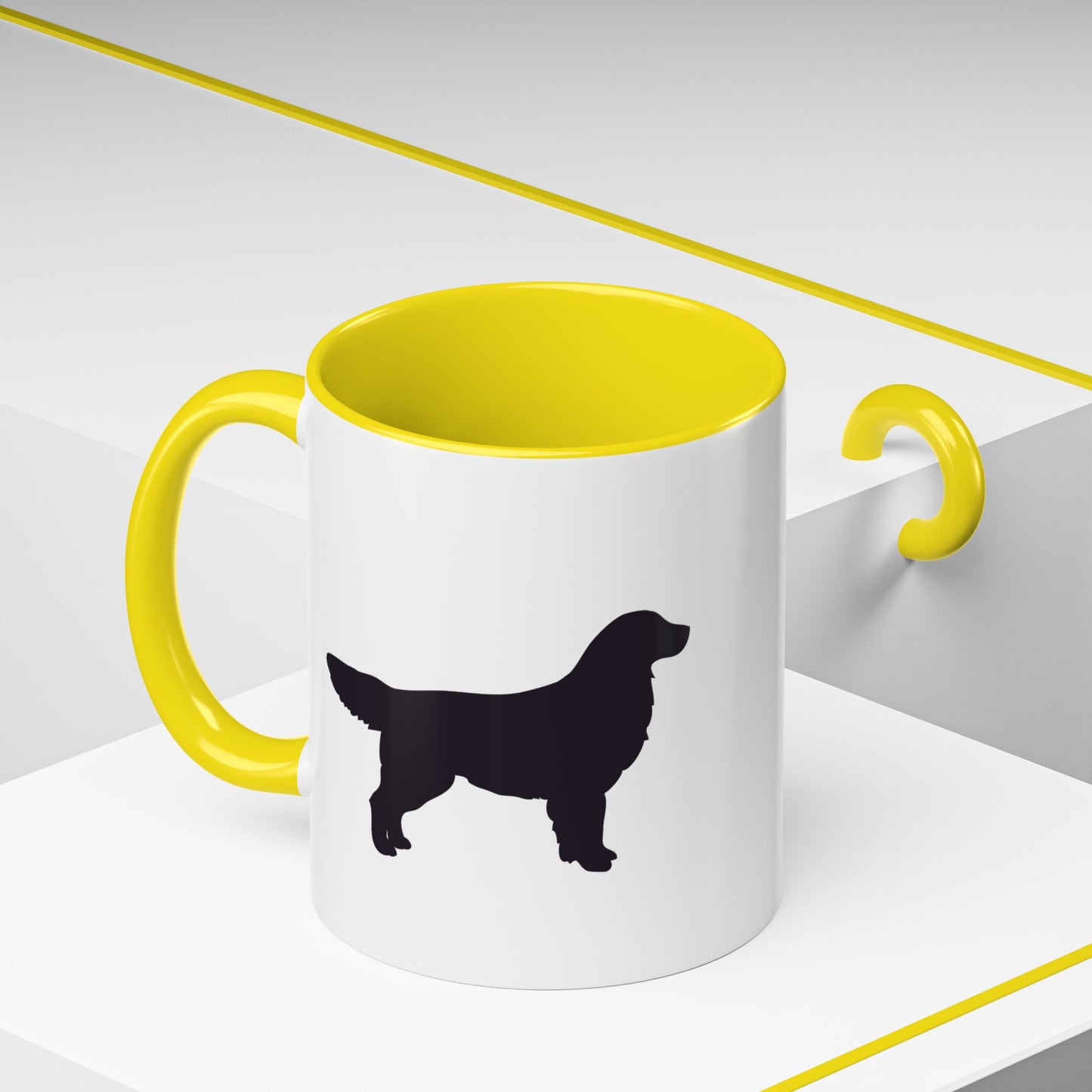 Golden Silhouette 2-Tone Coffee Mug
