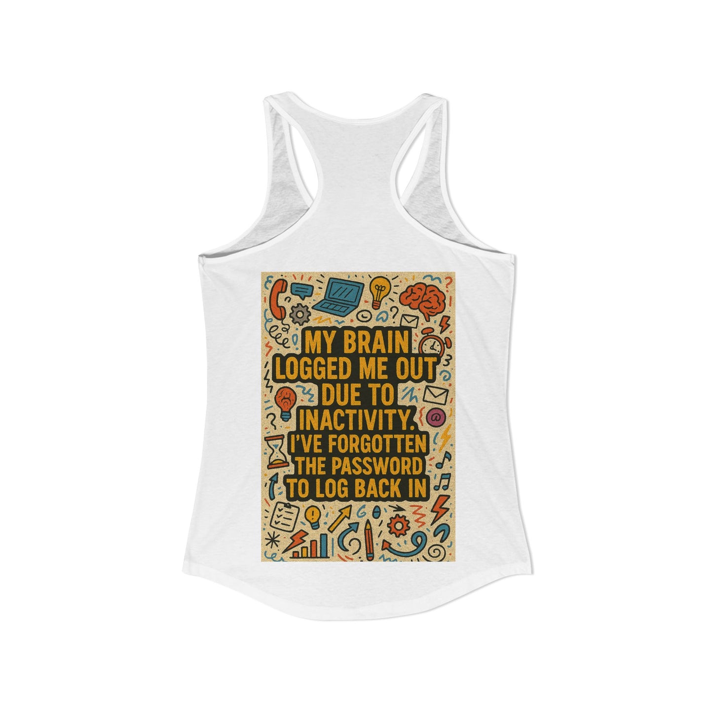 Logged Out Women's Racerback Tank
