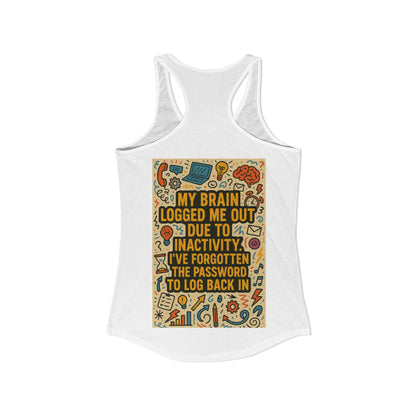 Logged Out Women's Racerback Tank