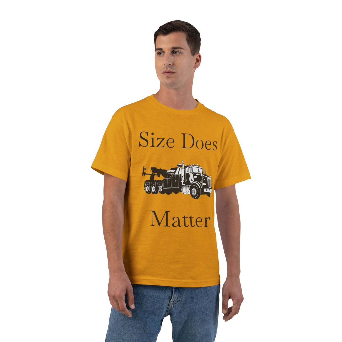 Size Does Matter Men's Short-Sleeve Crewneck Tee