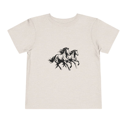Horsin' Around Toddler Unisex Short Sleeve Crewneck Tee