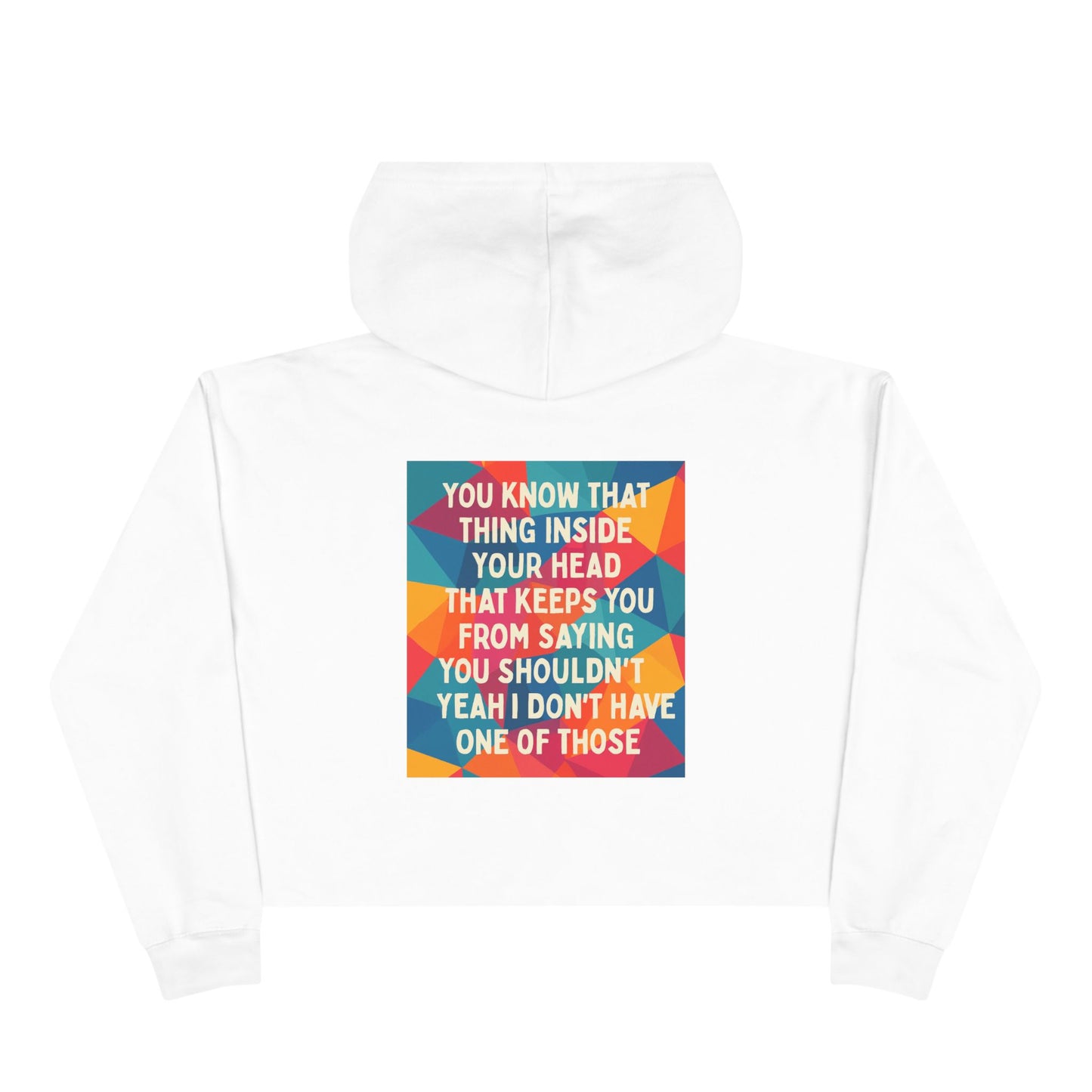 No Filter Women's Crop Hoodie