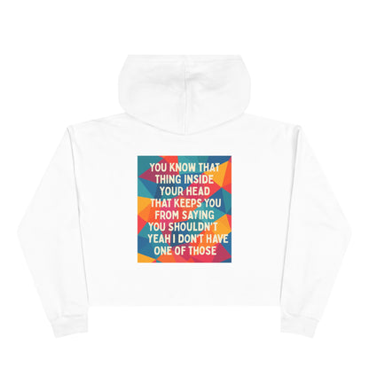 No Filter Women's Crop Hoodie