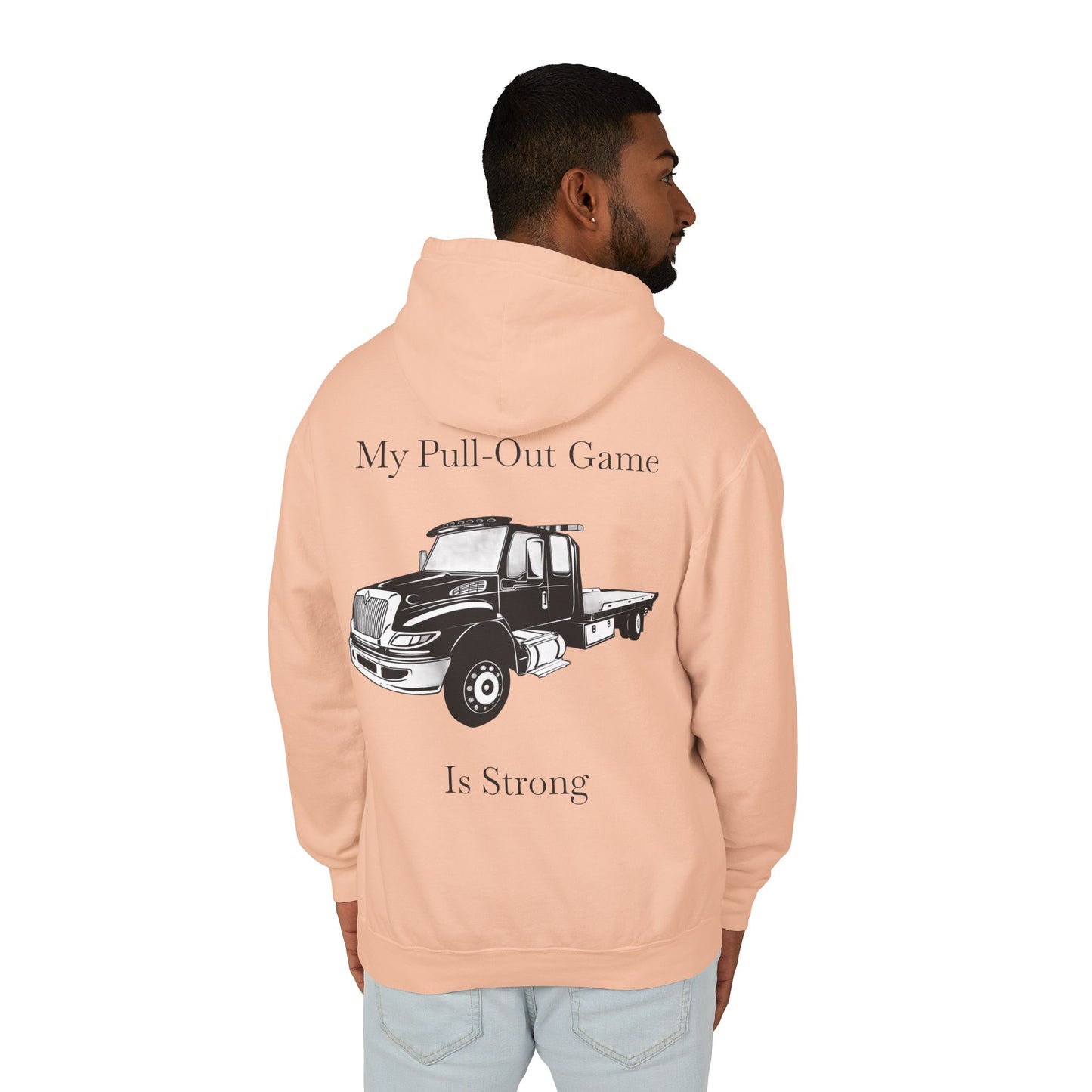 Pull Out Flatbed Tow Truck Unisex Lightweight Hoodie