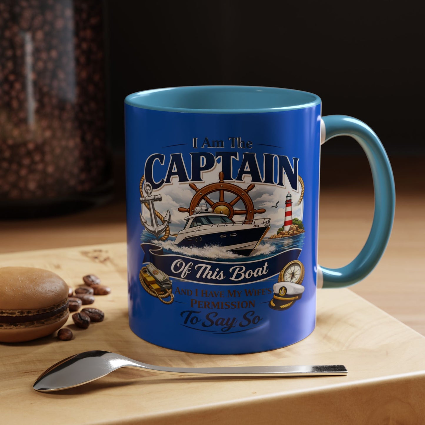 Captain 2-Tone Coffee Mug