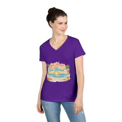 Sun Kissed Women's V-Neck T-Shirt