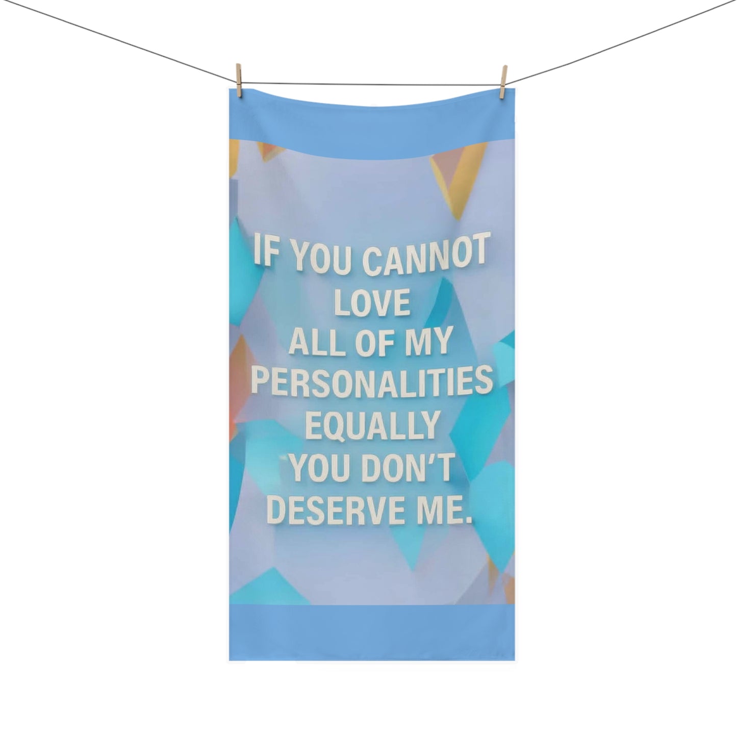 All Of My Personalities Mink-Cotton  Beach Towel