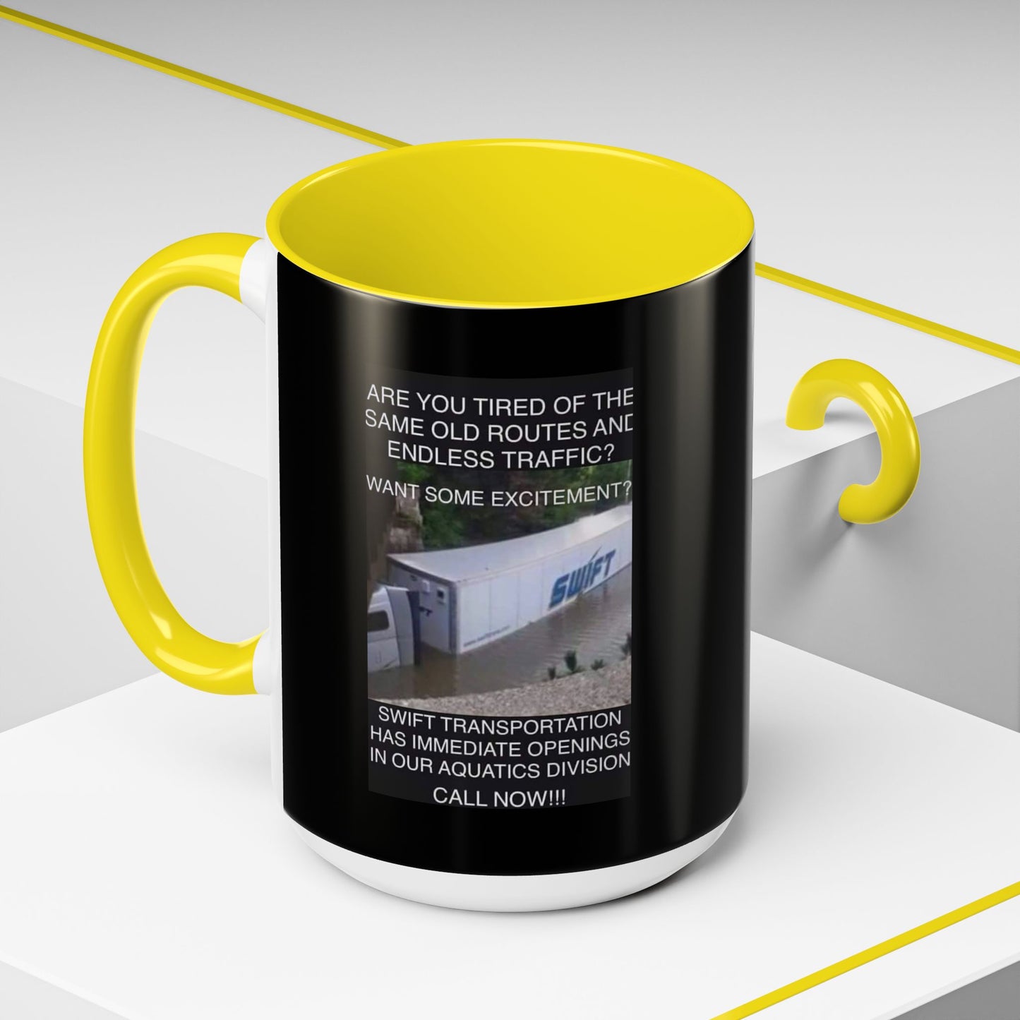 Swift Aquatics 2-Tone Coffee Mug