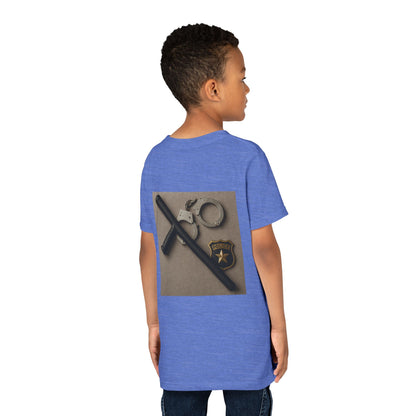 Law Enforcement Appreciation Youth Unisex Short Sleeve Crewneck Tee