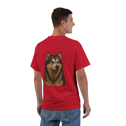 Malamute Head Men's Short-Sleeve Crewneck Tee
