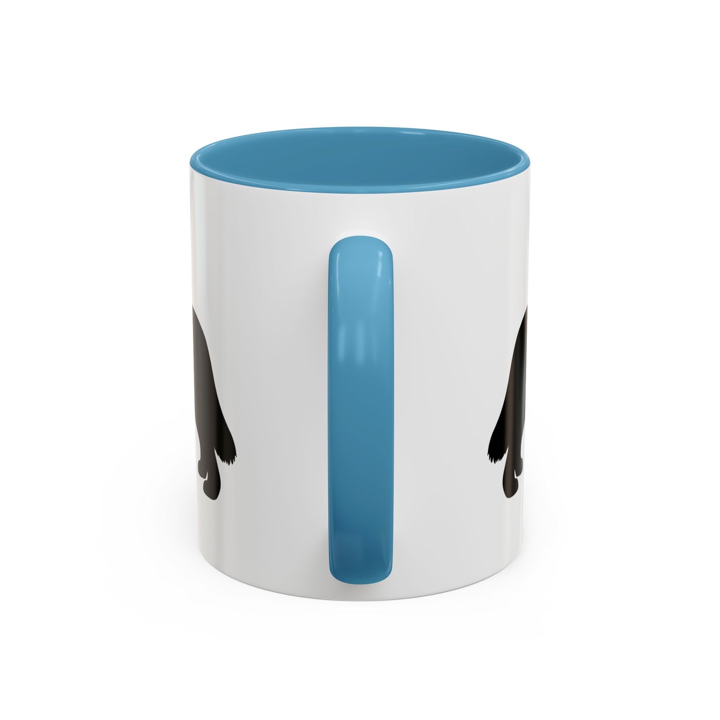 Newfie Silhouette 2-Tone Coffee Mug