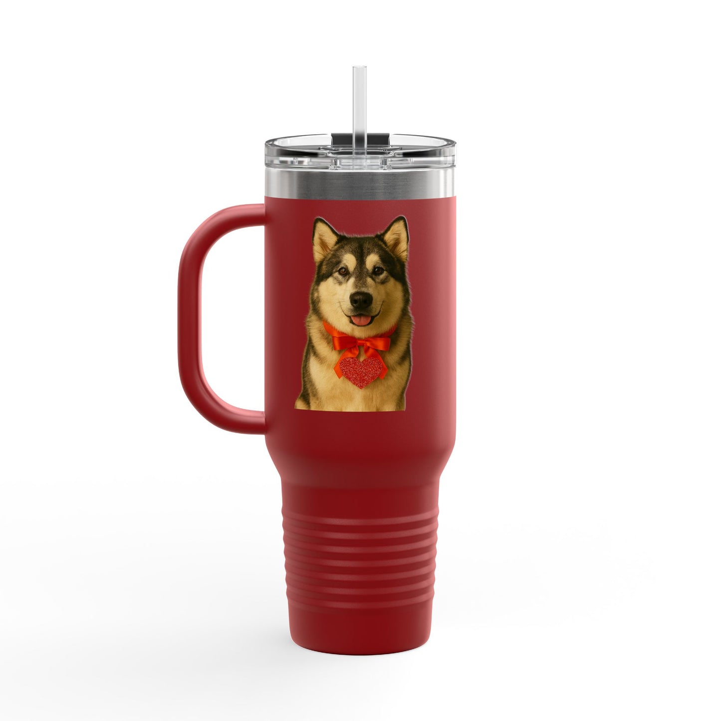 Cupid's Companion Malamute Insulated Travel Mug