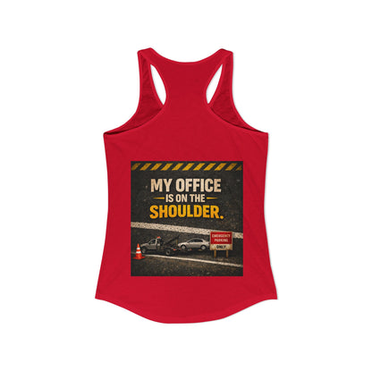 My Office Women's Racerback Tank