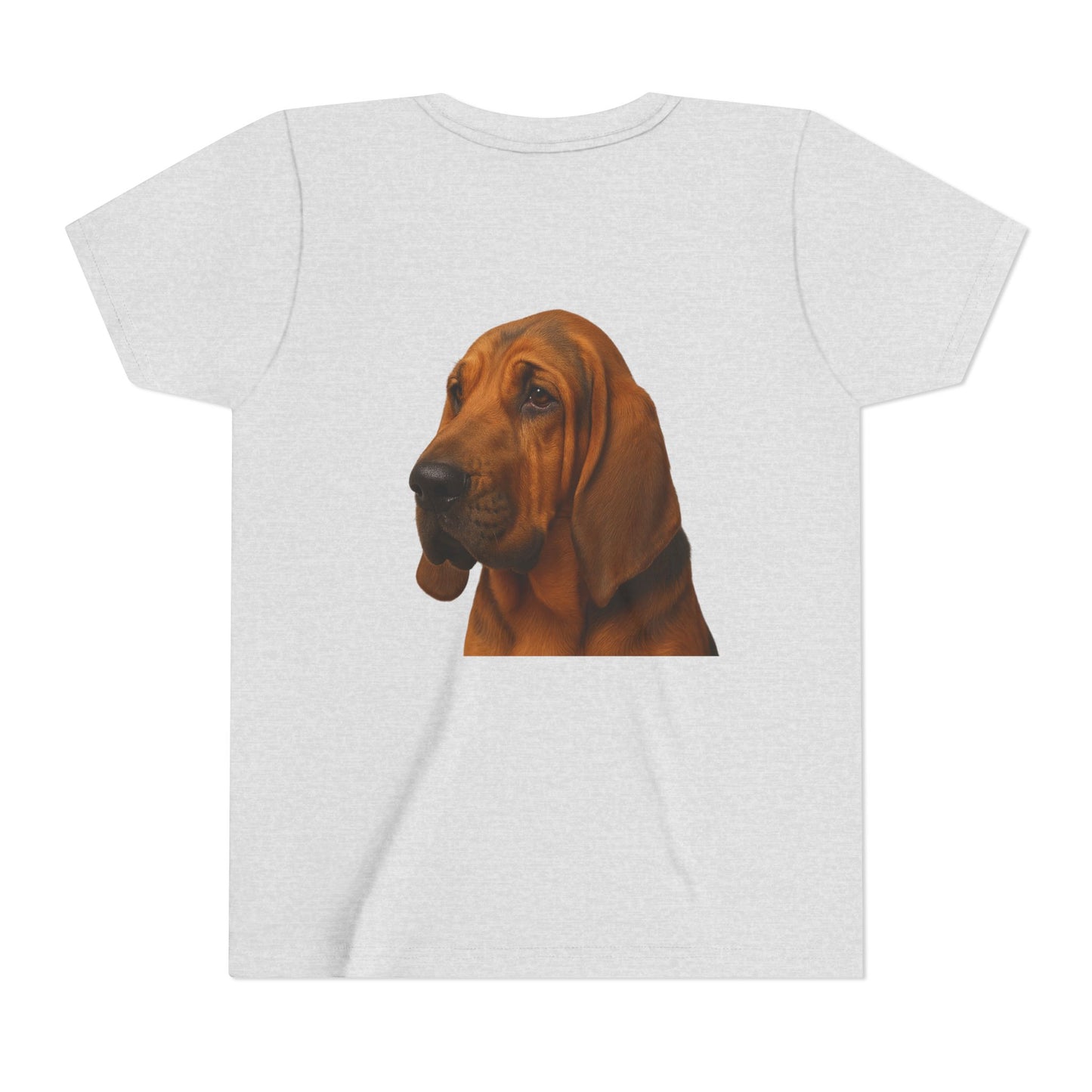 Bloodhound Head Youth Unisex Short Sleeve Crewneck Tee