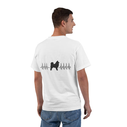 My Heart Beats For Samoyeds Men's Short-Sleeve Crewneck Tee
