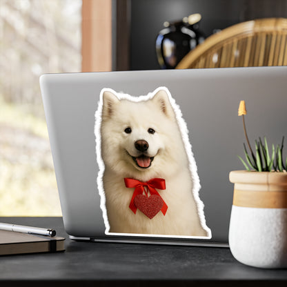 Cupid's Companion Samoyed Vinyl Decal