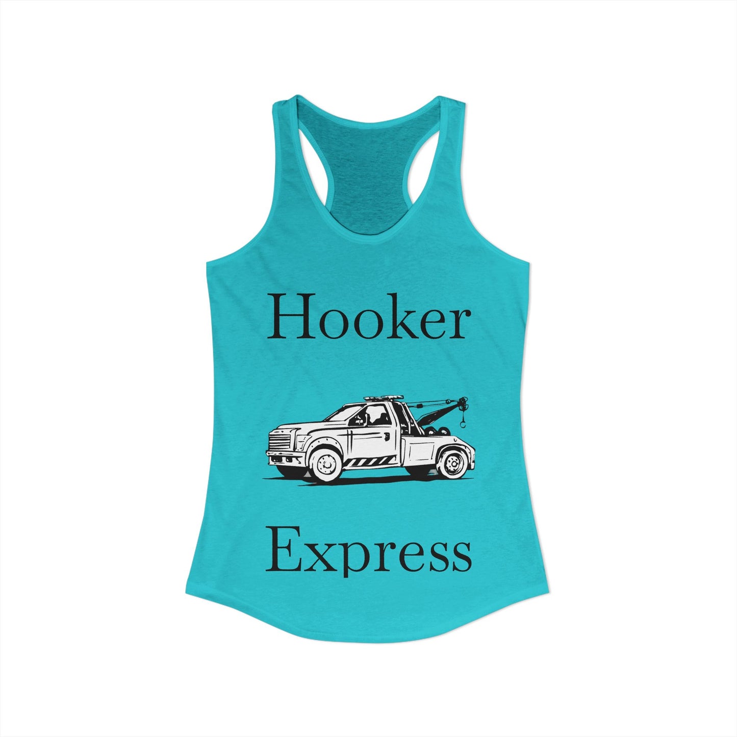 H**ker Express Wheel Lift Tow Truck Women's Racerback Tank