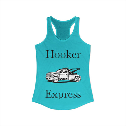 H**ker Express Wheel Lift Tow Truck Women's Racerback Tank