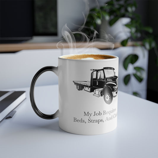 Beds, Straps, And Chains Color Changing Mug