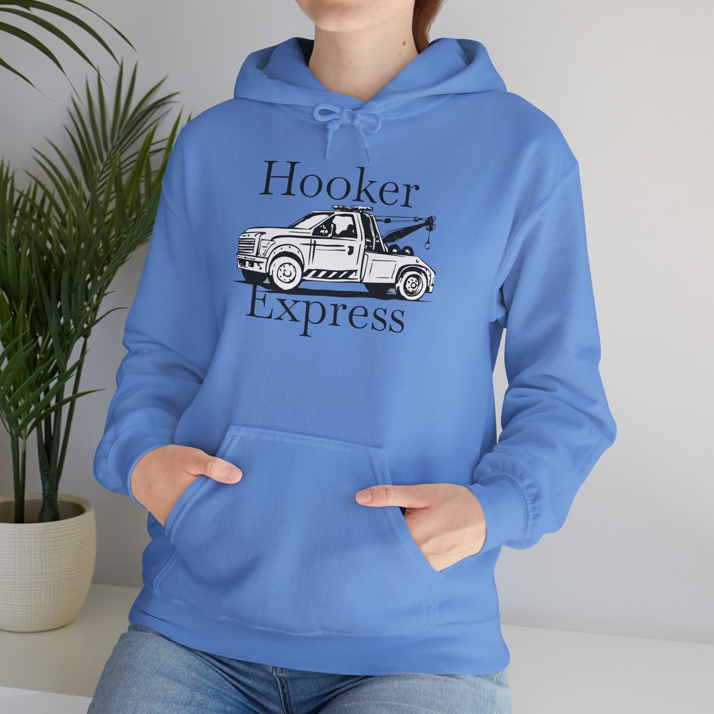 H**ker Express Wheel Lift Tow Truck Unisex Hoodie