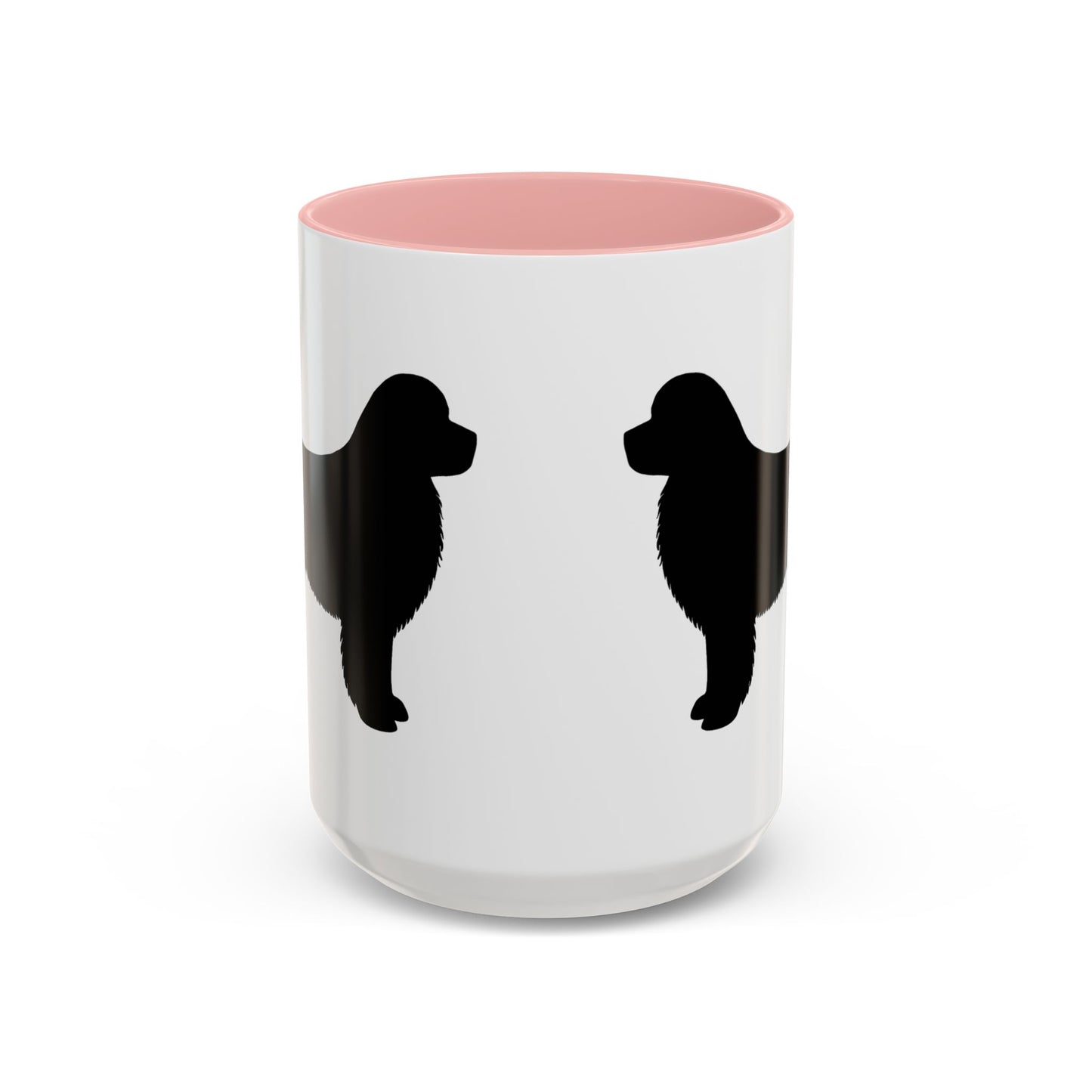 Newfie Silhouette 2-Tone Coffee Mug