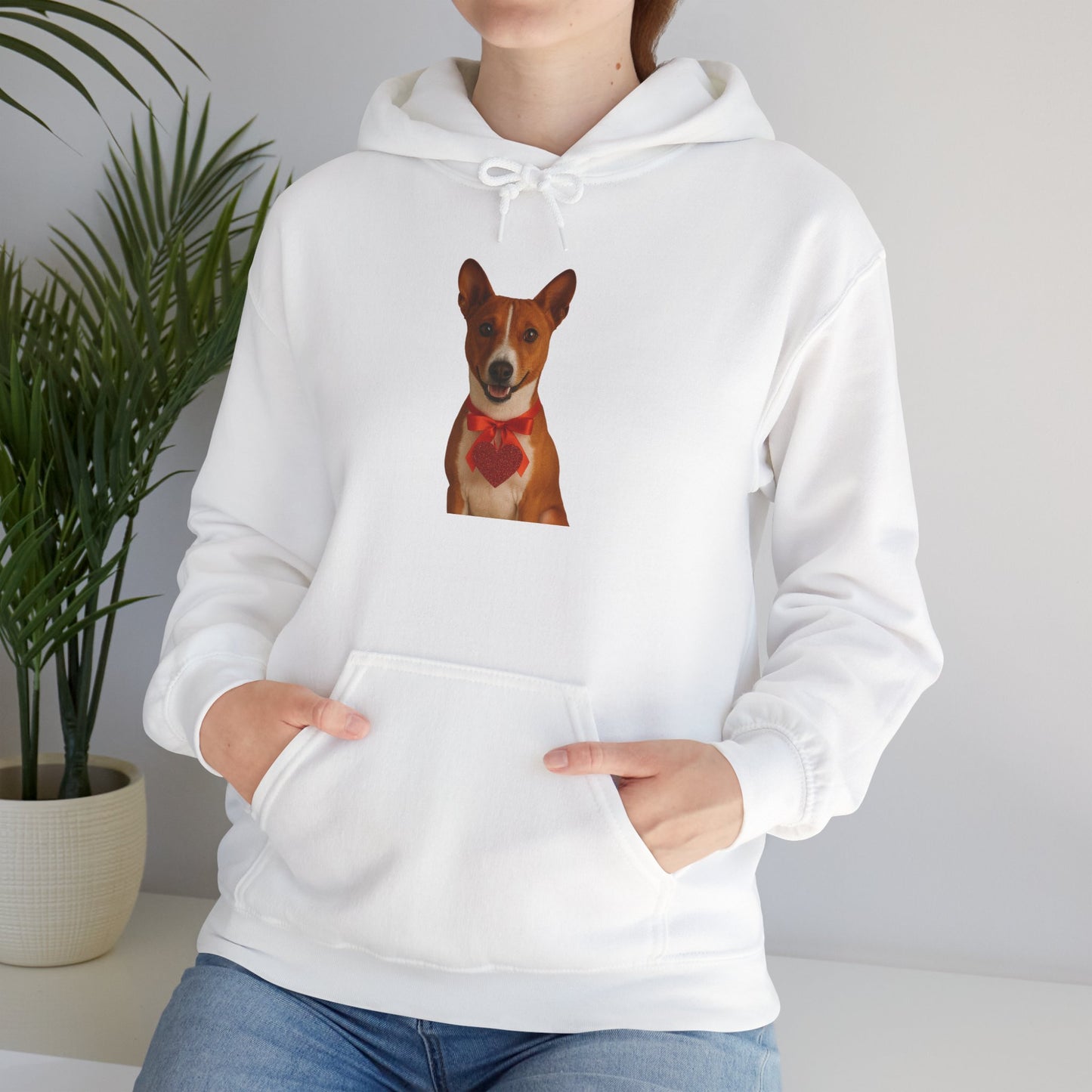Cupid's Companion Basenji Unisex Hoodie