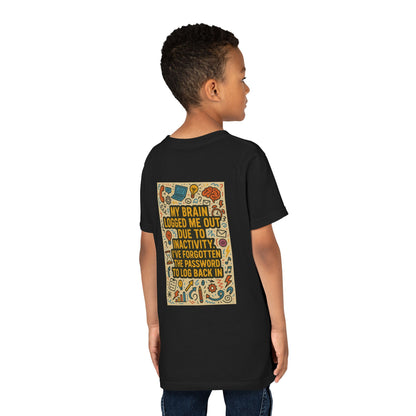 Logged Out Youth Unisex Short Sleeve Crewneck Tee