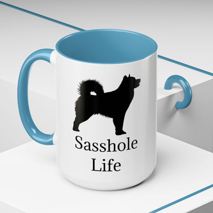 Sasshole Life 2-Tone Coffee Mug