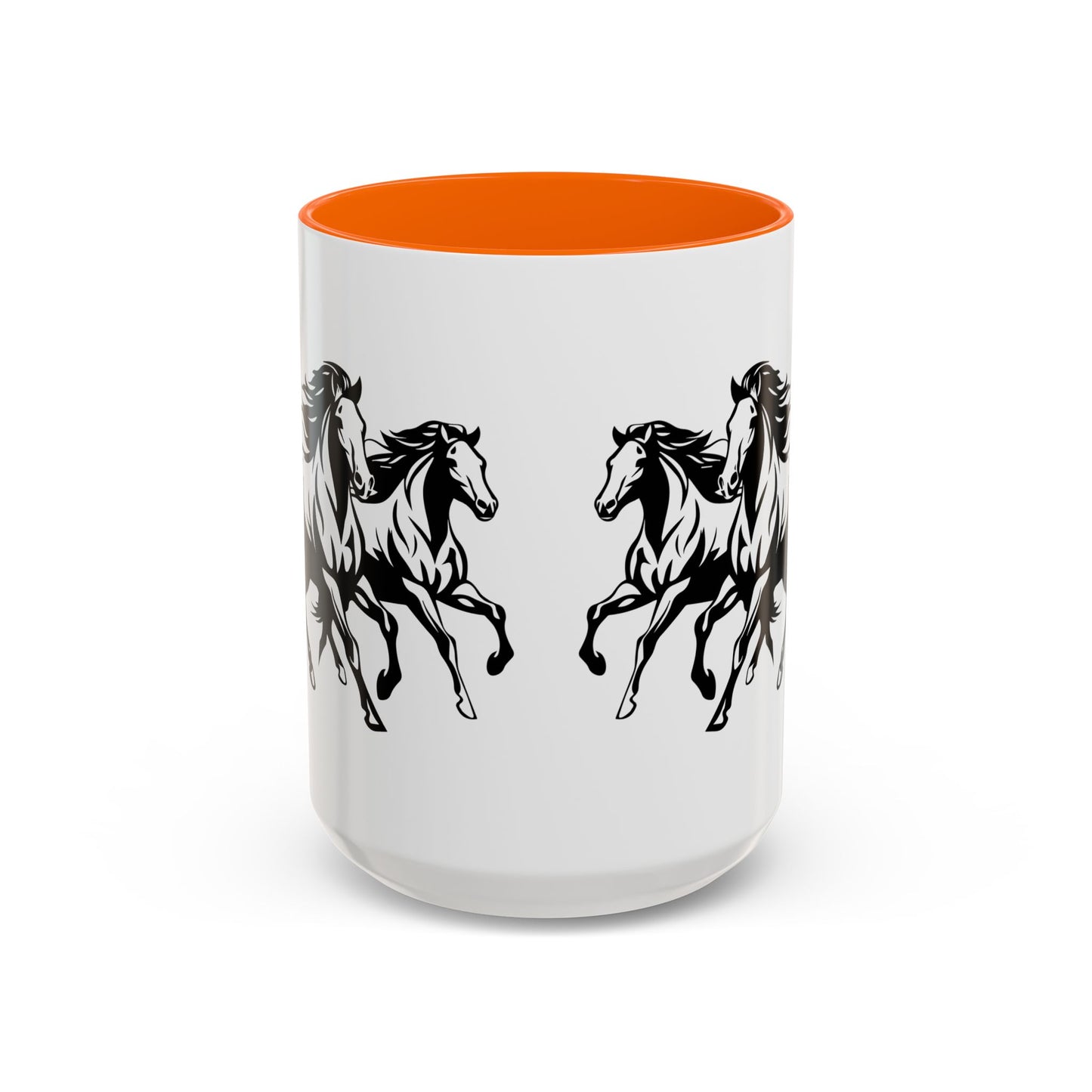 Horsin' Around 2-Tone Coffee Mug