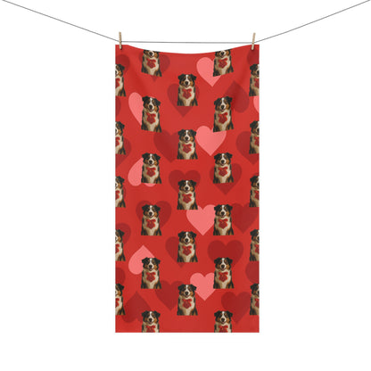 Cupid's Companion Aussie Mink-Cotton  Beach Towel