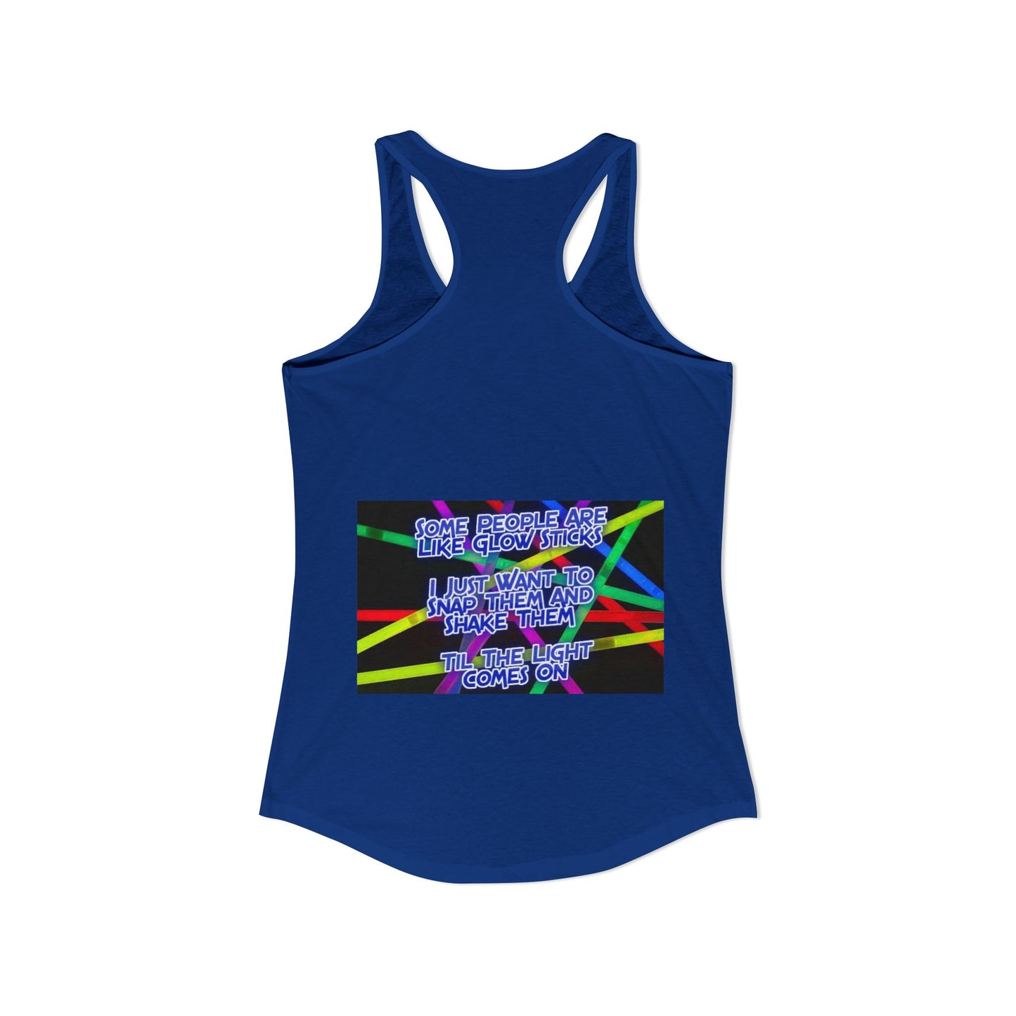Glow Sticks Women's Racerback Tank