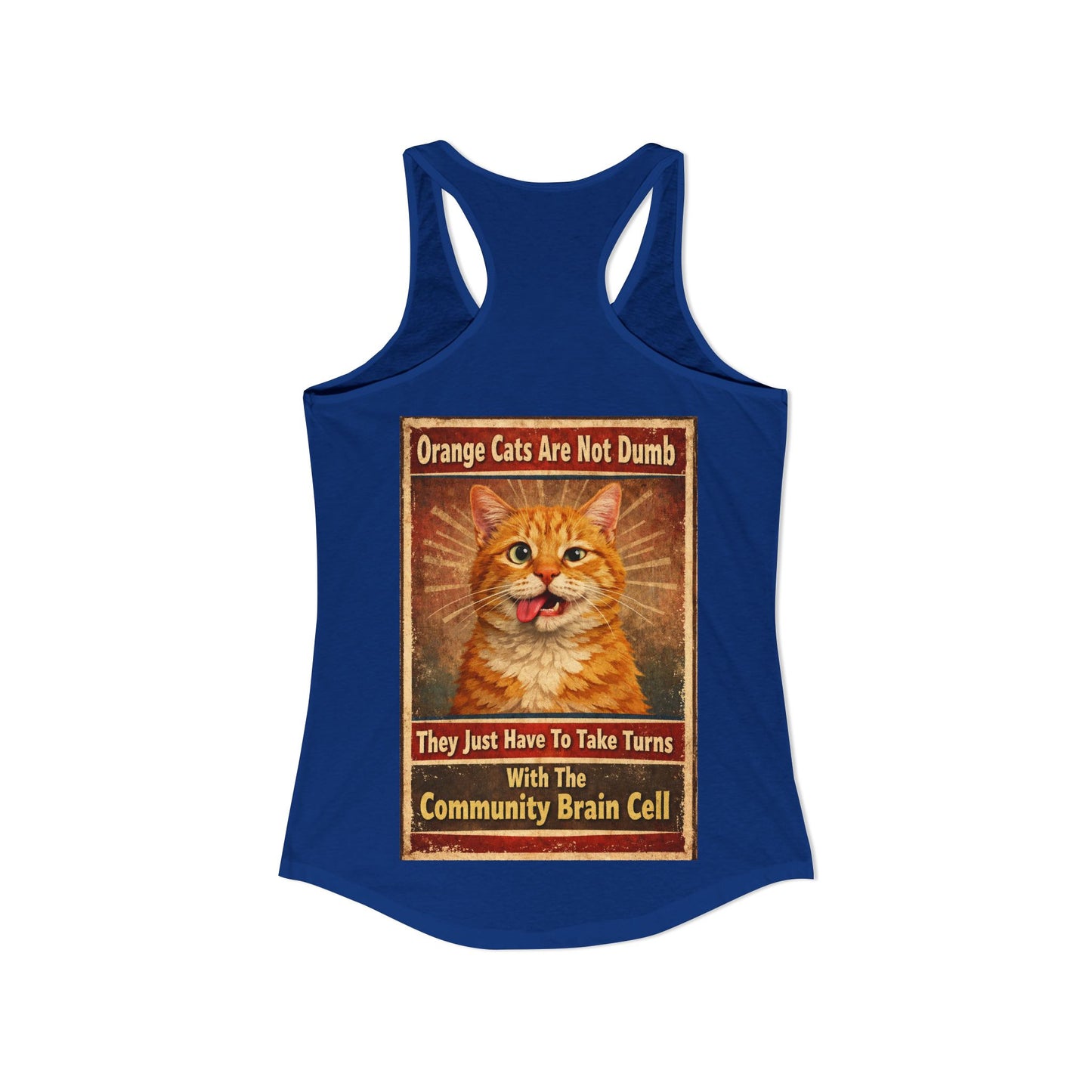 Community Brain Cell Women's Racerback Tank