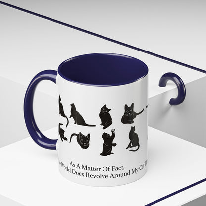 Matter Of Fact Cat 2-Tone Coffee Mug