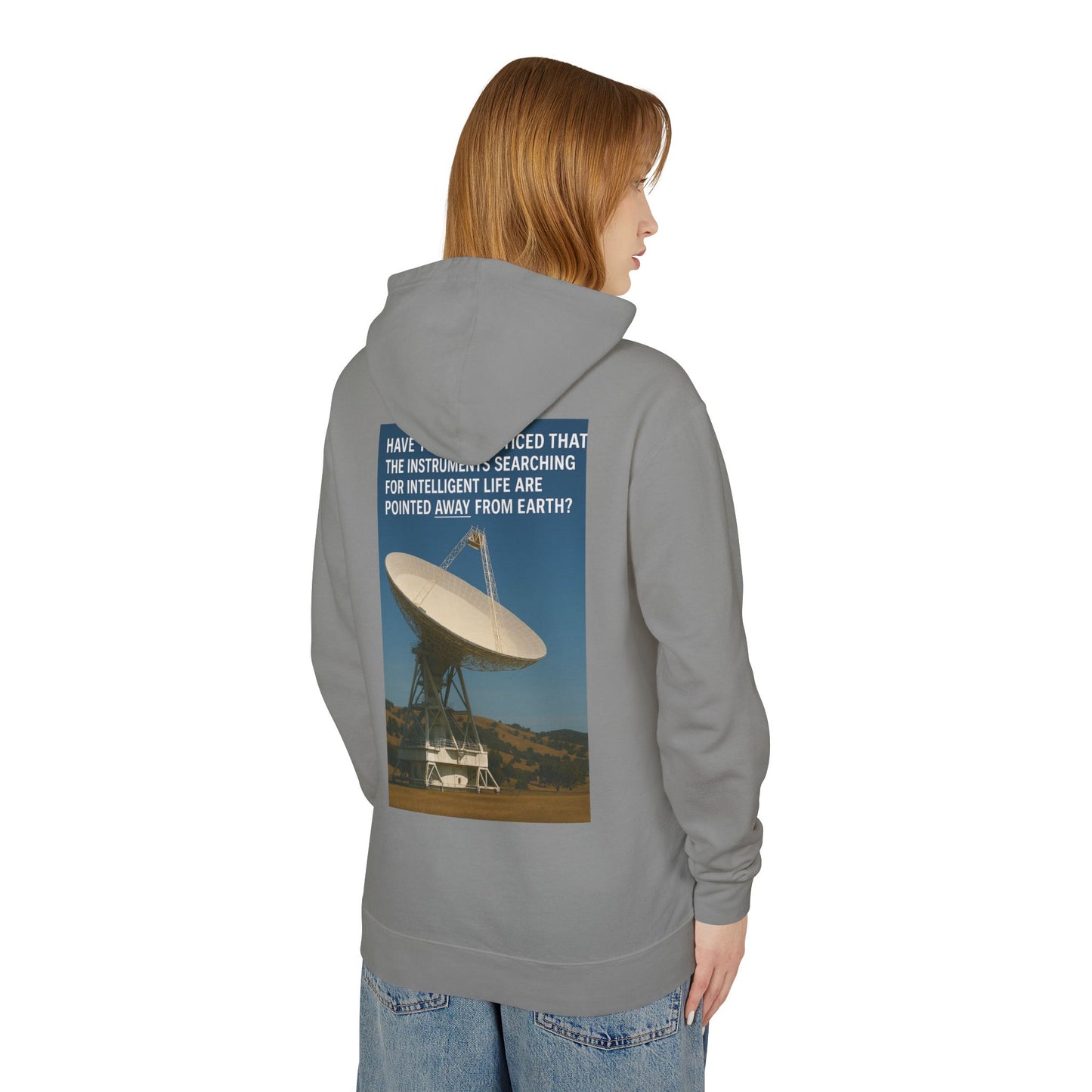 Intelligent Life Unisex Lightweight Hoodie