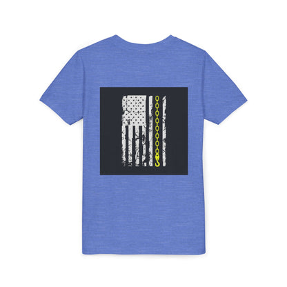 Thin Yellow Line Youth Unisex Short Sleeve Crewneck Tee