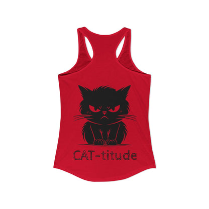 CAT-titude Women's Racerback Tank