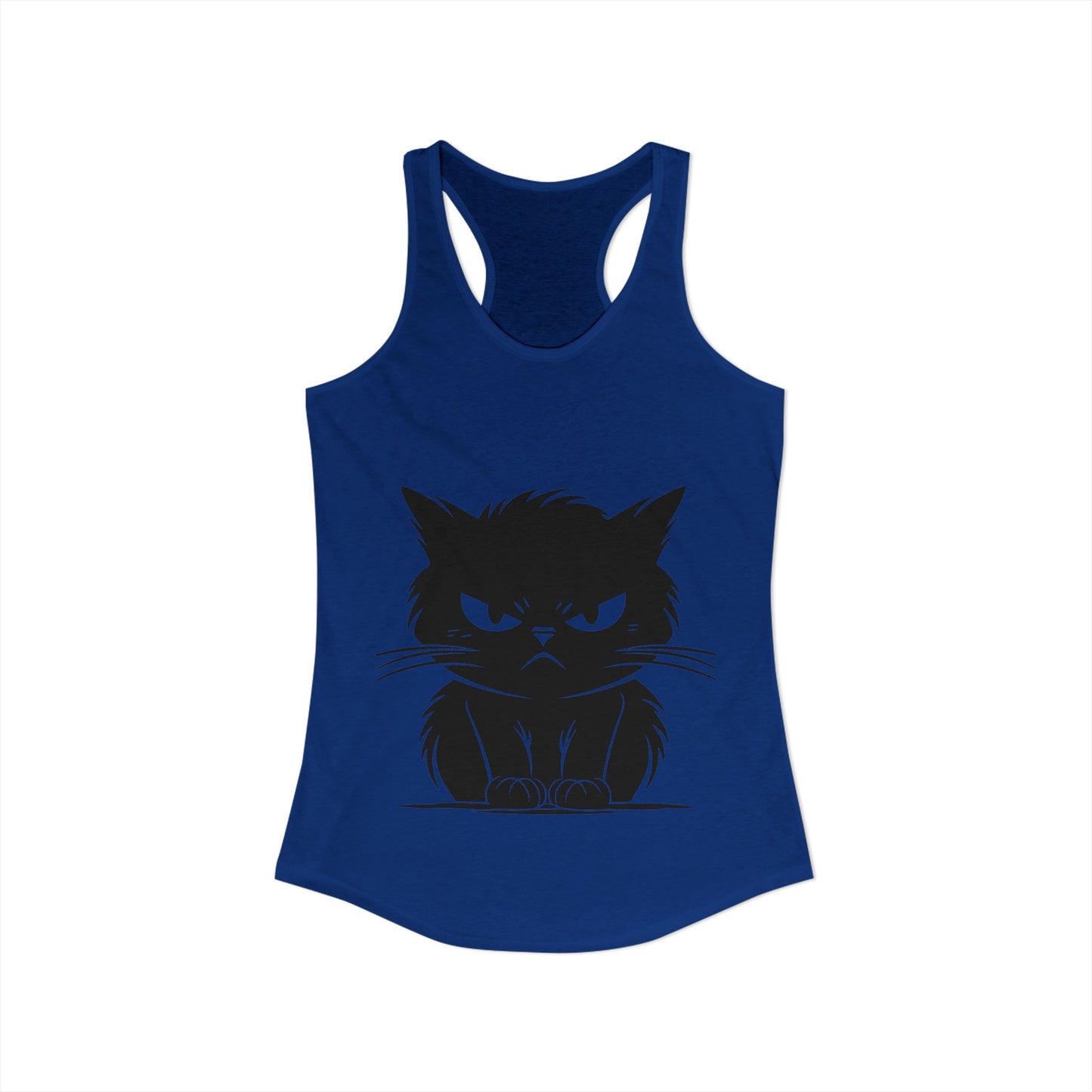 Angry Cat Women's Racerback Tank